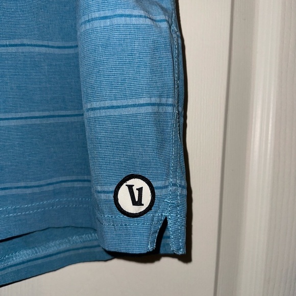 Vuori men’s blue drawstring swim shorts 32 beach summer vacation - Picture 2 of 12